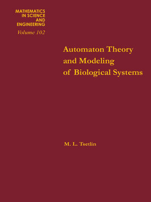 cover image of Automation Theory and Modeling of Biological Systems